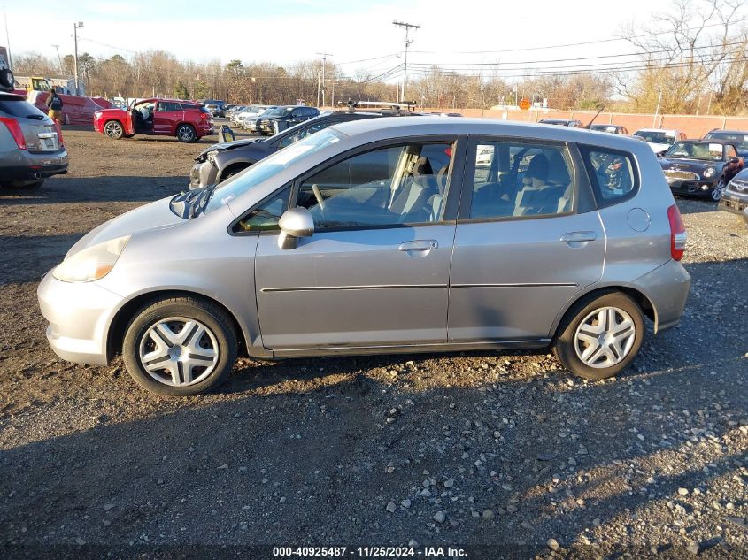 2007 Honda Fit VIN: JHMGD38457S025467 Lot: 40925487