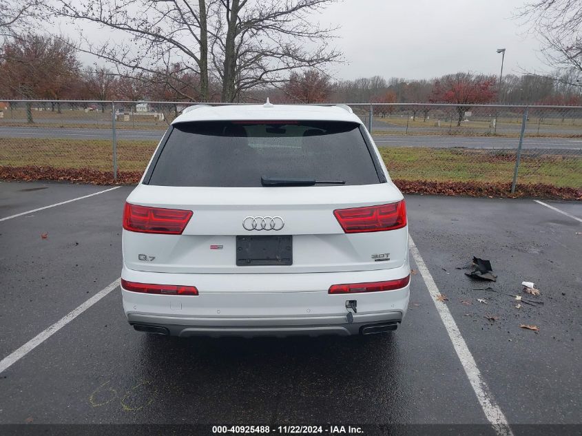 2018 Audi Q7 3.0T Premium VIN: WA1LAAF72JD047071 Lot: 40925488