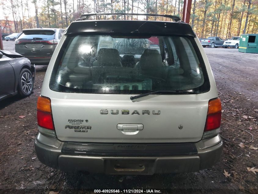 2000 Subaru Forester S VIN: JF1SF6552YH722264 Lot: 40925546