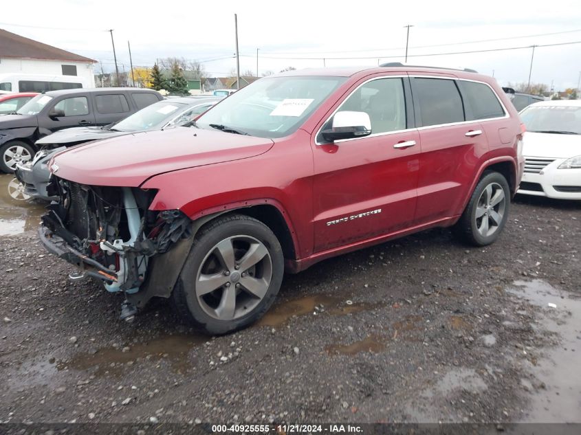 2015 Jeep Grand Cherokee Overland VIN: 1C4RJFCG0FC613534 Lot: 40925555