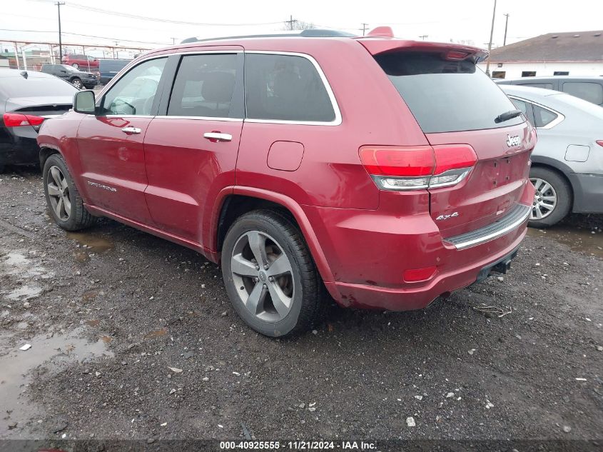 2015 Jeep Grand Cherokee Overland VIN: 1C4RJFCG0FC613534 Lot: 40925555