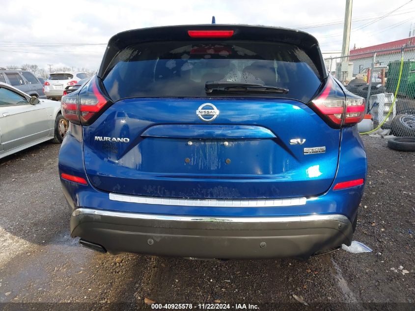 2021 Nissan Murano Sv Fwd VIN: 5N1AZ2BJ8MC126442 Lot: 40925578