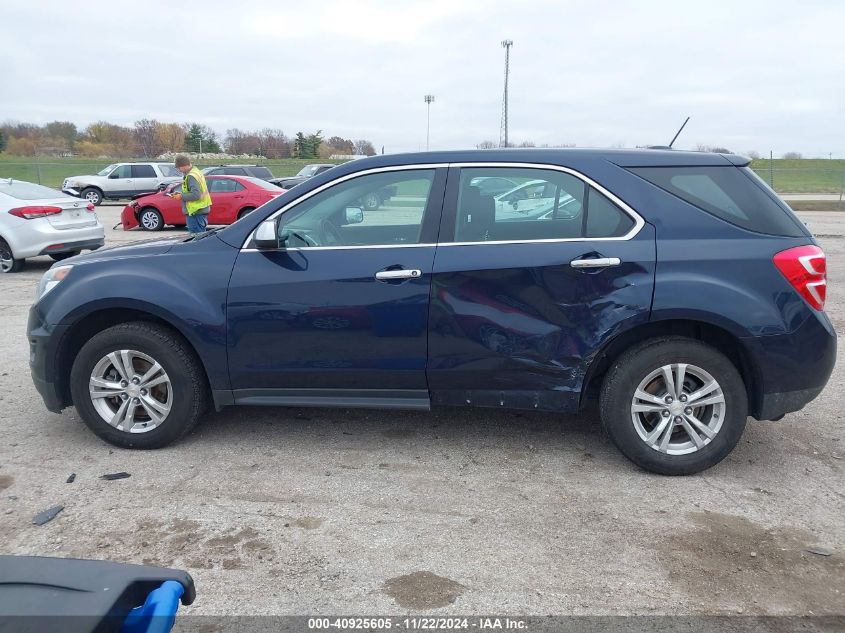 2017 Chevrolet Equinox Ls VIN: 2GNALBEK4H1526799 Lot: 40925605