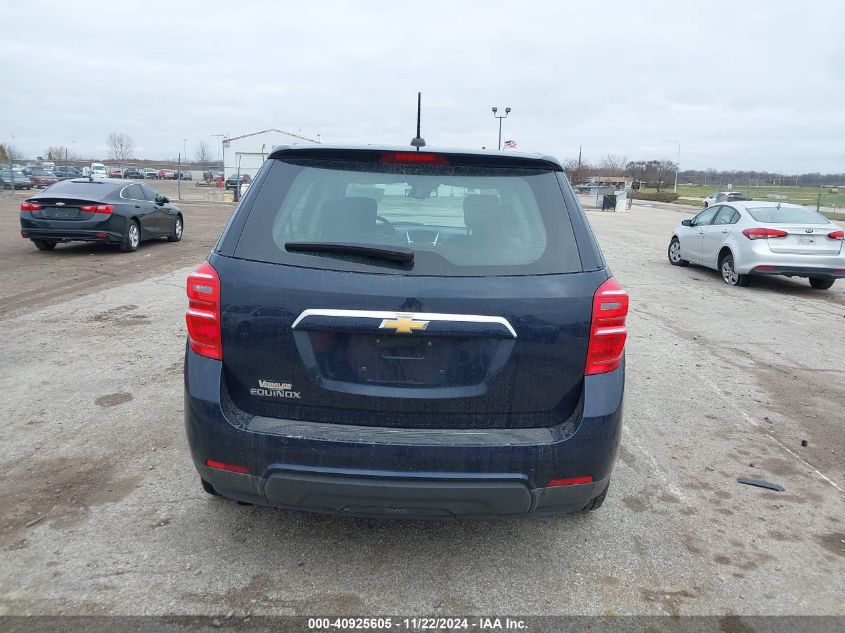 2017 Chevrolet Equinox Ls VIN: 2GNALBEK4H1526799 Lot: 40925605