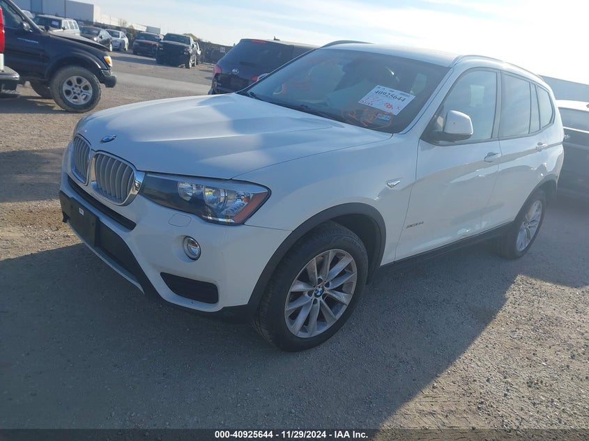 Vin: 5uxwx9c52g0d78902, lot: 41415366, bmw x3 xdrive28i 20162