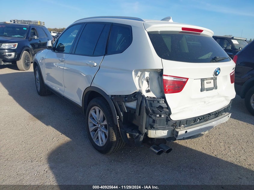 Vin: 5uxwx9c52g0d78902, lot: 41415366, bmw x3 xdrive28i 20163
