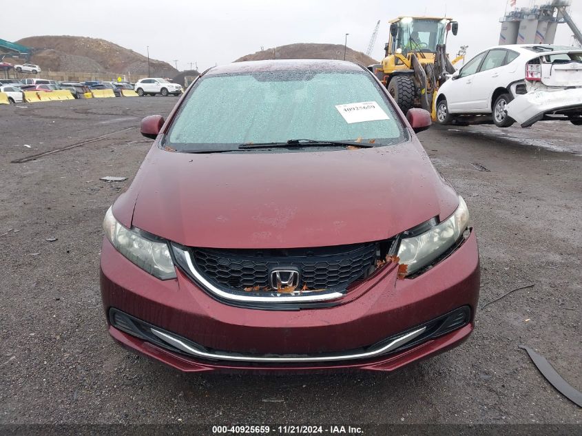 2013 Honda Civic Lx VIN: 2HGFB2F56DH506082 Lot: 40925659