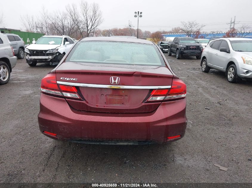 2013 Honda Civic Lx VIN: 2HGFB2F56DH506082 Lot: 40925659