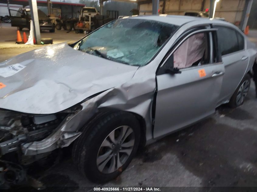 VIN 1HGCR2F39DA089634 2013 Honda Accord, LX no.6