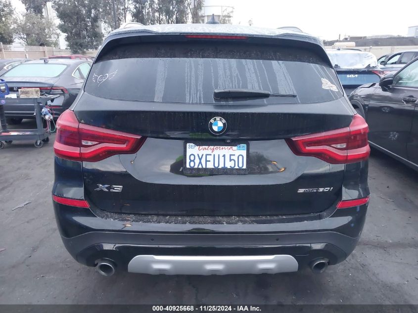 2019 BMW X3 SDRIVE30I - 5UXTR7C52KLE98918