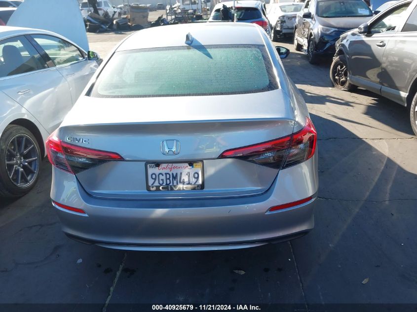 2023 Honda Civic Lx VIN: 2HGFE2F25PH539575 Lot: 40925679