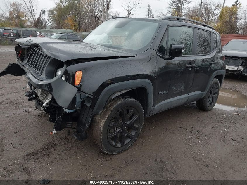 2017 Jeep Renegade Altitude 4X4 VIN: ZACCJBBB6HPG00080 Lot: 40925715