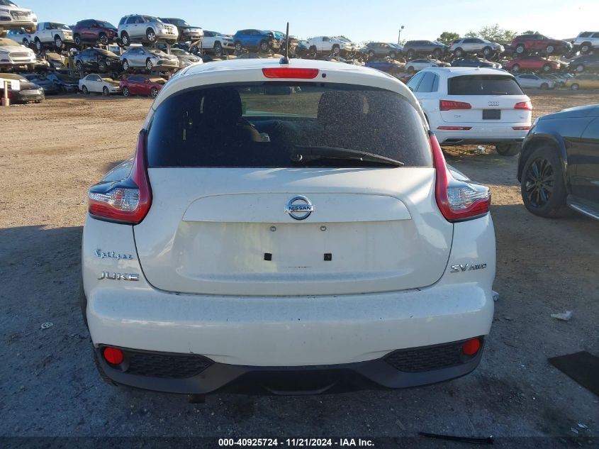 2015 Nissan Juke Sv VIN: JN8AF5MV3FT557339 Lot: 40925724