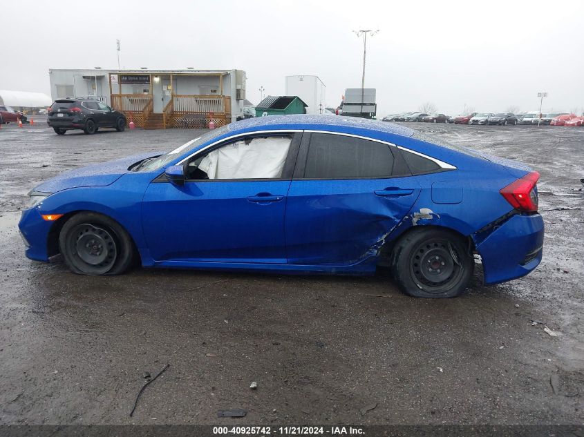 2020 Honda Civic Lx VIN: 2HGFC2F6XLH560599 Lot: 40925742