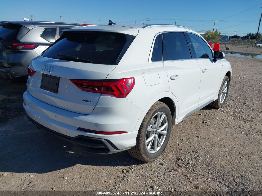 2024 Audi Q3 Premium 45 Tfsi S Line Quattro Tiptronic VIN: WA1DECF34R1058801 Lot: 40925743