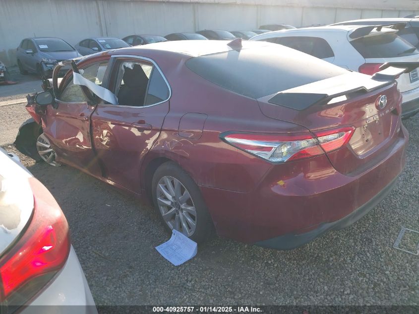 VIN 4T1B11HK7KU810881 2019 Toyota Camry, LE no.3