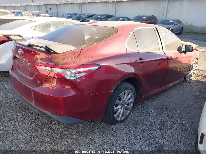 VIN 4T1B11HK7KU810881 2019 Toyota Camry, LE no.4