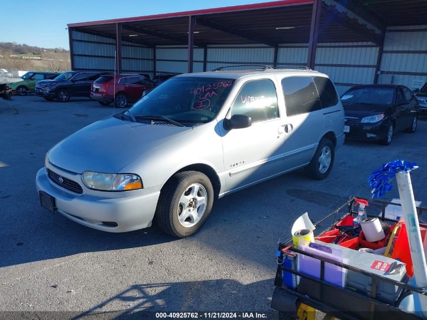 1999 Nissan Quest Gle/Gxe/Se VIN: 4N2XN11T9XD828305 Lot: 40925762