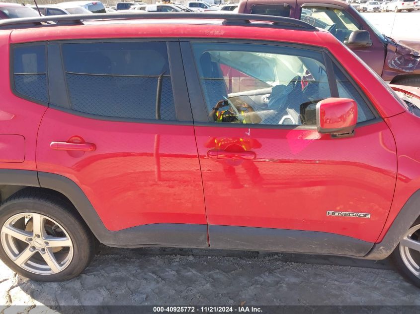 2019 Jeep Renegade Latitude Fwd VIN: ZACNJABB3KPK04454 Lot: 40925772