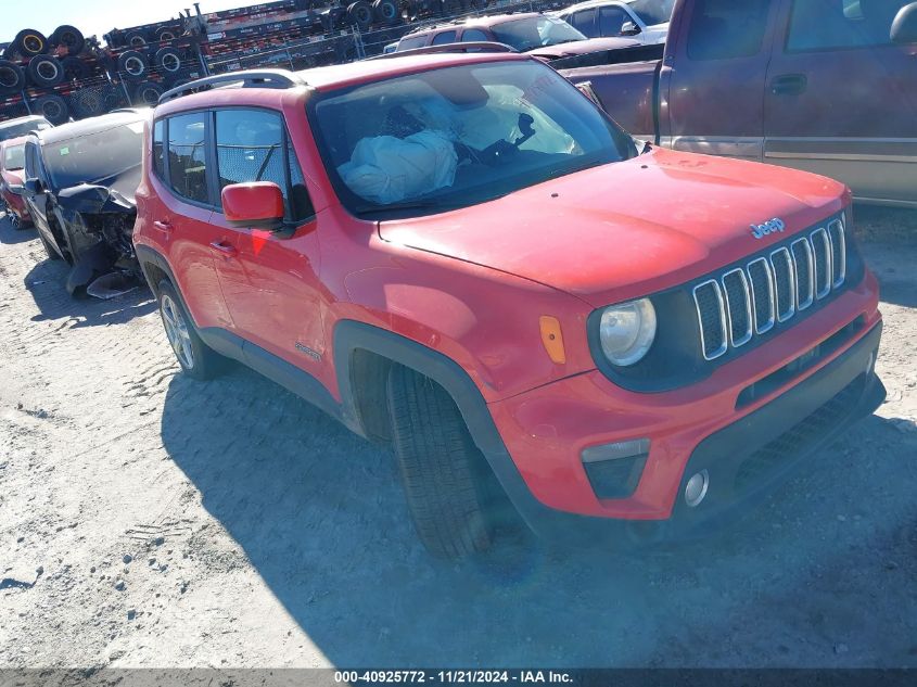 2019 Jeep Renegade Latitude Fwd VIN: ZACNJABB3KPK04454 Lot: 40925772