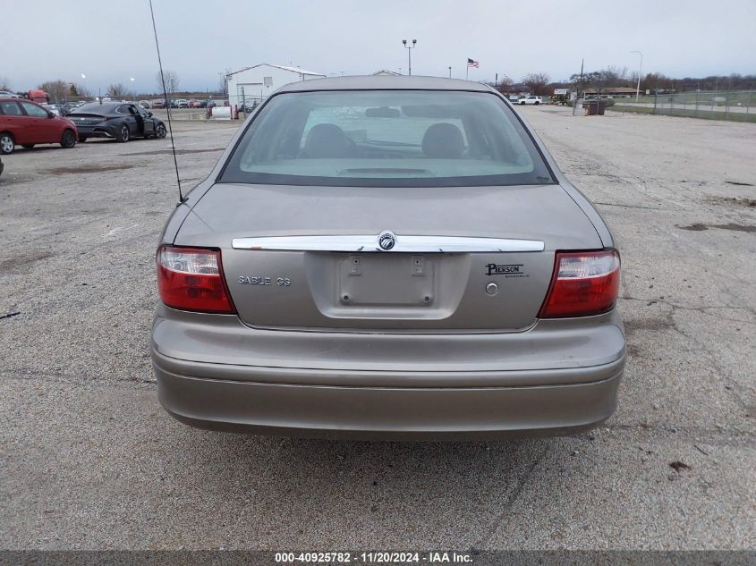 2005 Mercury Sable Gs VIN: 1MEFM50U45A619408 Lot: 40925782