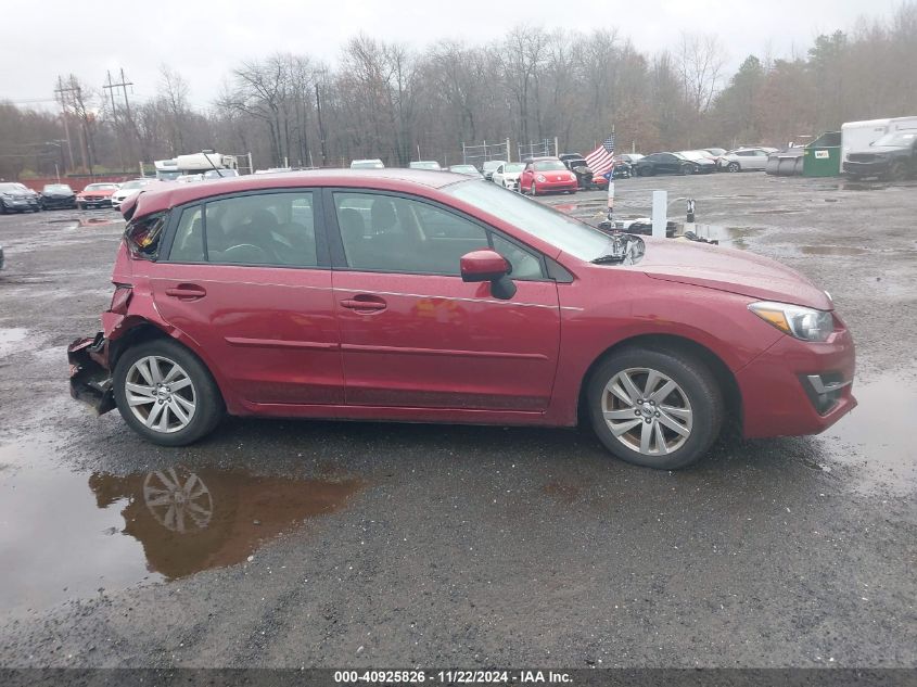 2016 Subaru Impreza 2.0I Premium VIN: JF1GPAB69G8222782 Lot: 40925826