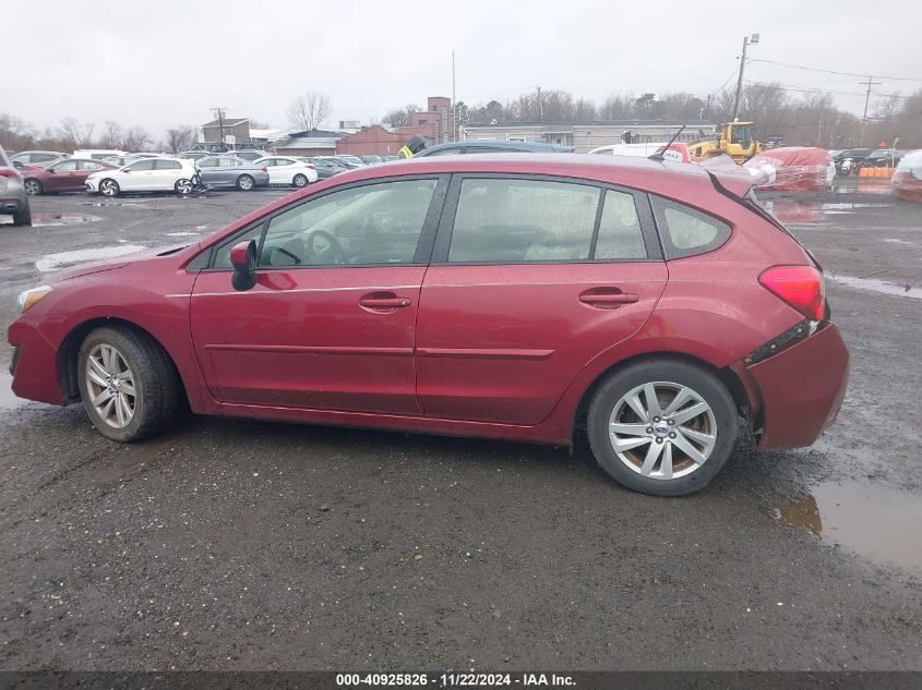 2016 Subaru Impreza 2.0I Premium VIN: JF1GPAB69G8222782 Lot: 40925826