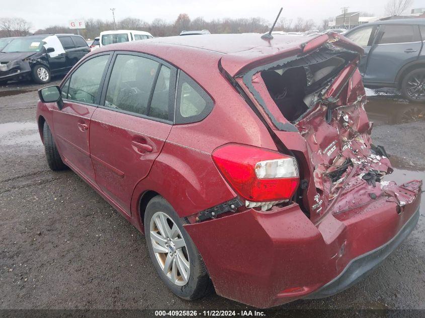 2016 Subaru Impreza 2.0I Premium VIN: JF1GPAB69G8222782 Lot: 40925826