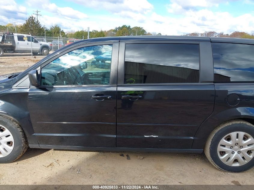 2016 Dodge Grand Caravan Se VIN: 2C4RDGBG0GR202206 Lot: 40925833