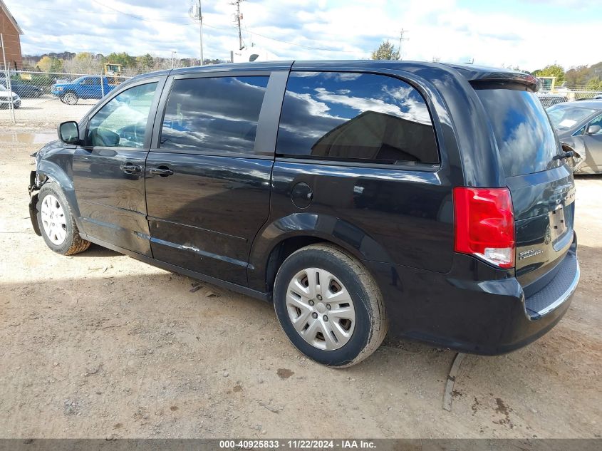 2016 Dodge Grand Caravan Se VIN: 2C4RDGBG0GR202206 Lot: 40925833