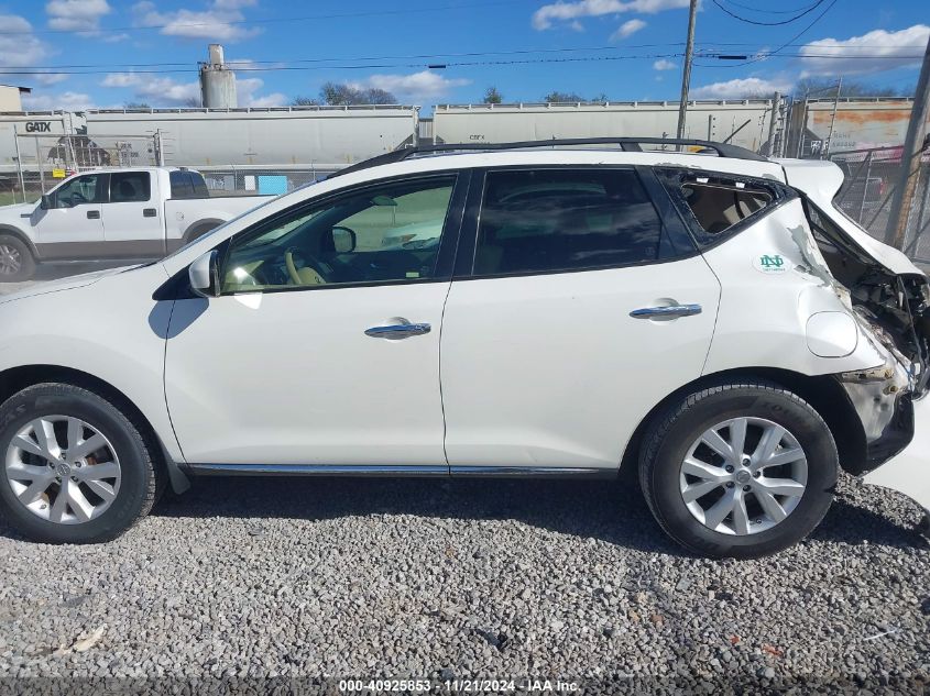 2013 Nissan Murano Sl VIN: JN8AZ1MW6DW312735 Lot: 40925853