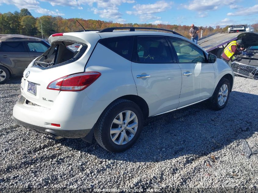 2013 Nissan Murano Sl VIN: JN8AZ1MW6DW312735 Lot: 40925853