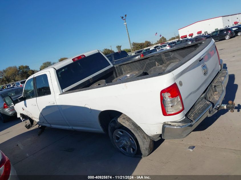 2021 Ram 2500 Big Horn 4X4 8' Box VIN: 3C6UR5JL6MG542354 Lot: 40925874