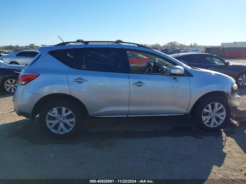 2011 Nissan Murano Sv VIN: JN8AZ1MW0BW169891 Lot: 40925891