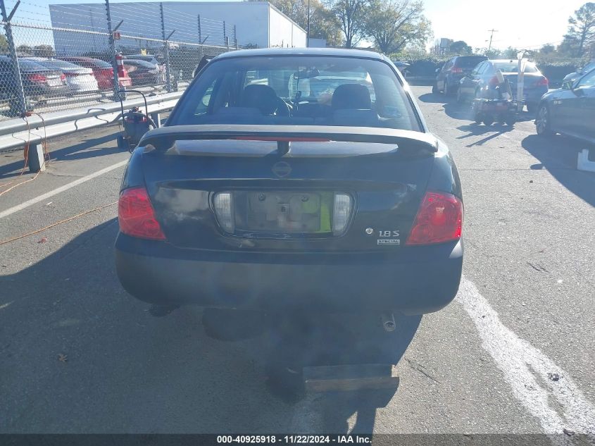 2006 Nissan Sentra 1.8S VIN: 3N1CB51D36L640806 Lot: 40925918