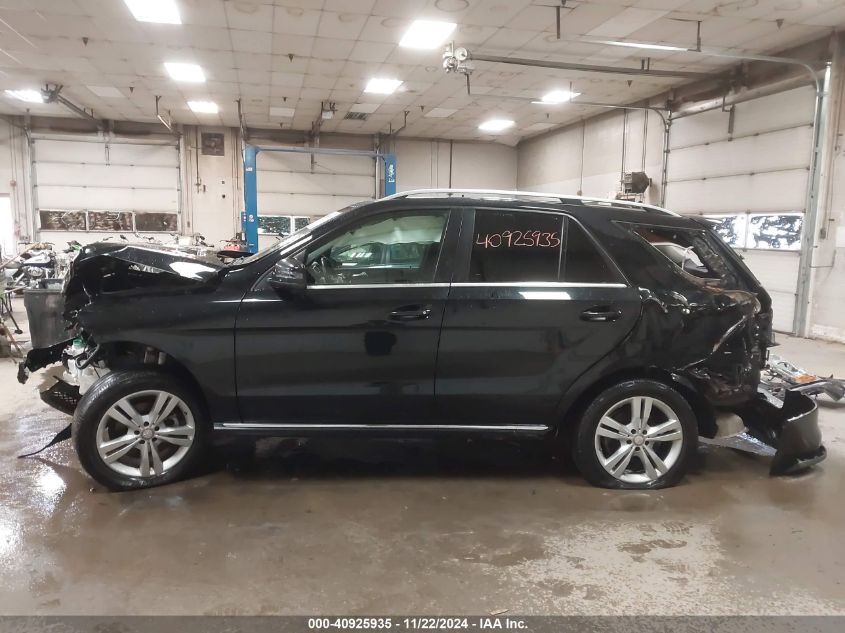 2015 Mercedes-Benz Ml 350 4Matic VIN: 4JGDA5HB7FA536542 Lot: 40925935