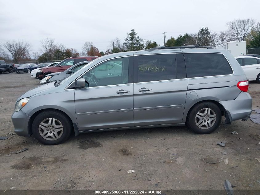 2005 Honda Odyssey Ex VIN: 5FNRL38445B046687 Lot: 40925966