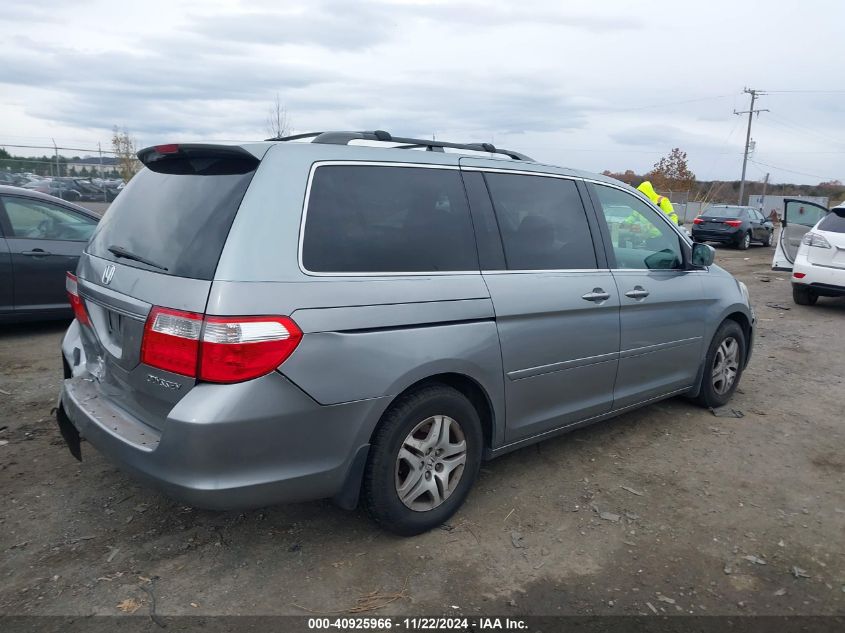 2005 Honda Odyssey Ex VIN: 5FNRL38445B046687 Lot: 40925966