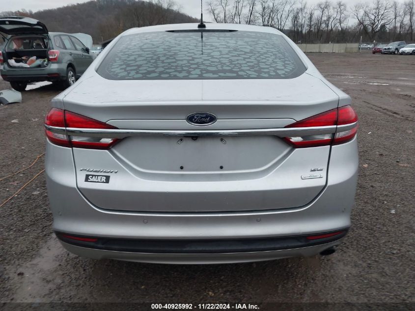 2017 Ford Fusion Se VIN: 3FA6P0HD0HR227803 Lot: 40925992