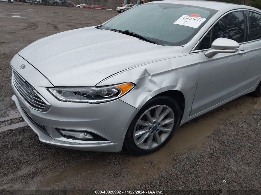 2017 Ford Fusion Se VIN: 3FA6P0HD0HR227803 Lot: 40925992