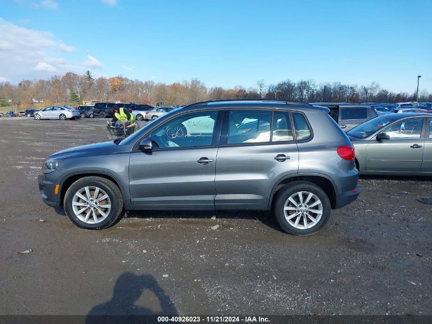 2018 Volkswagen Tiguan Limited 2.0T VIN: WVGBV7AX0JK004355 Lot: 40926023