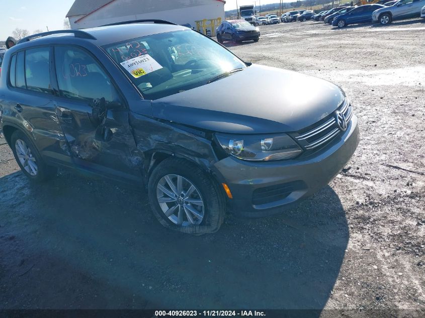 2018 Volkswagen Tiguan Limited 2.0T VIN: WVGBV7AX0JK004355 Lot: 40926023