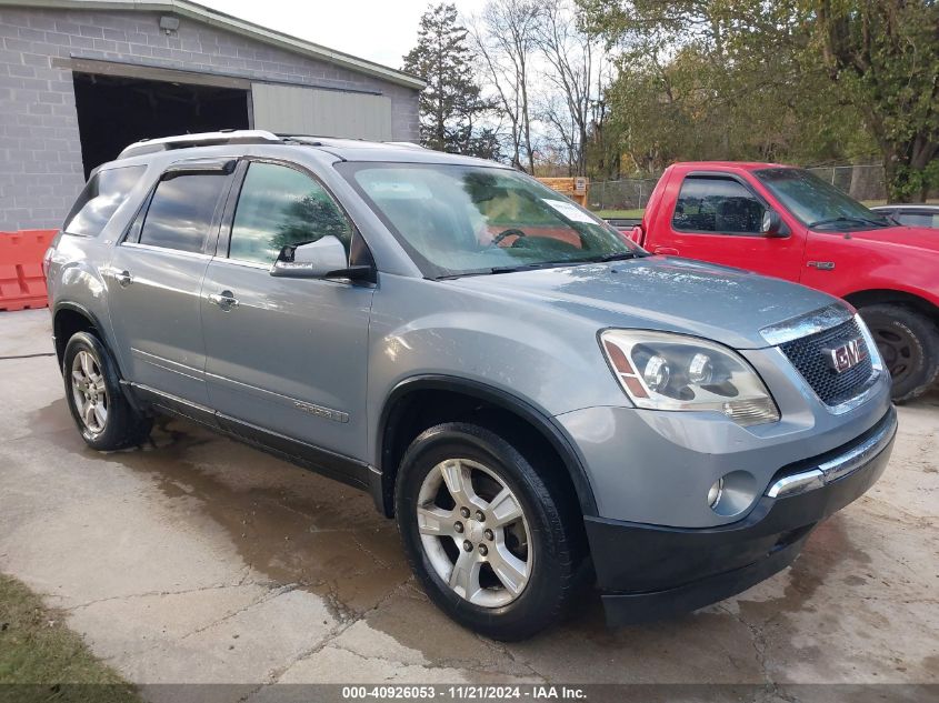 2008 GMC Acadia Slt-1 VIN: 1GKER23778J289274 Lot: 40926053