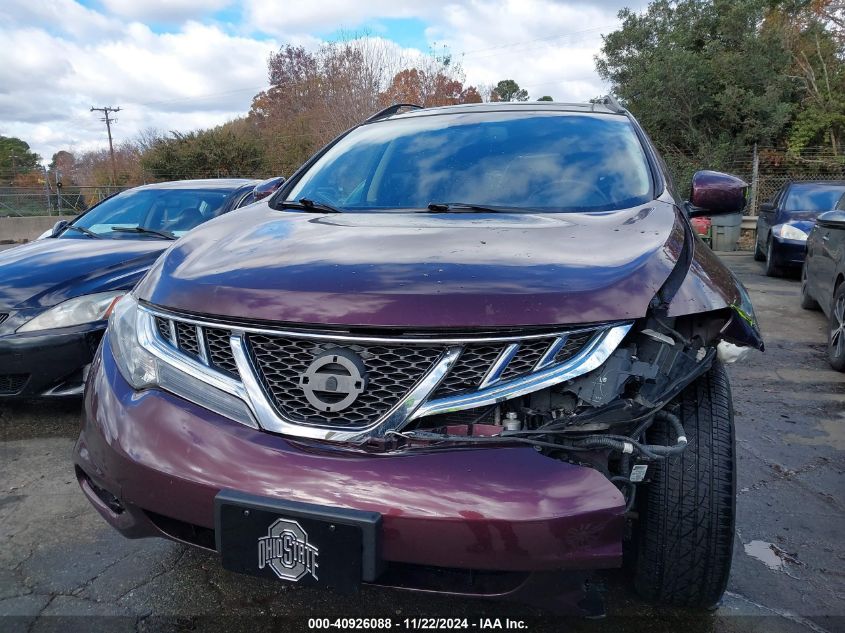 2014 Nissan Murano Le VIN: JN8AZ1MWXEW505549 Lot: 40926088