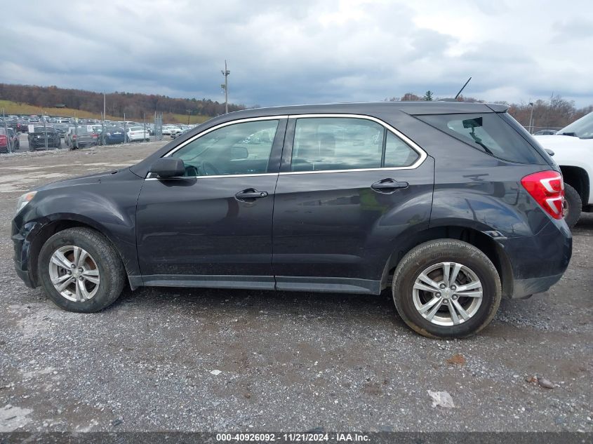 2016 Chevrolet Equinox Ls VIN: 2GNFLEEK2G6142688 Lot: 40926092