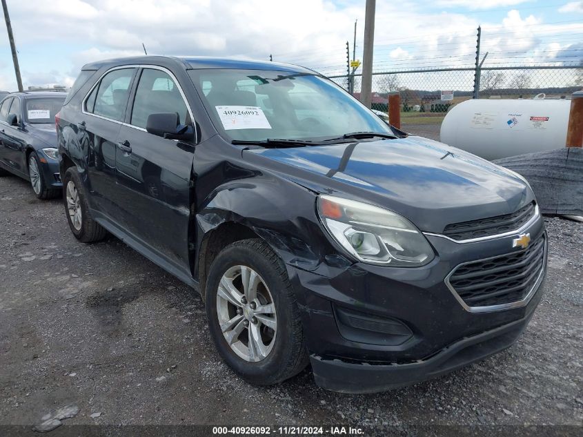 2016 Chevrolet Equinox Ls VIN: 2GNFLEEK2G6142688 Lot: 40926092