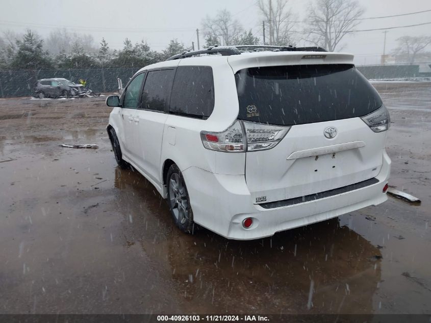 2012 Toyota Sienna Se 8 Passenger VIN: 5TDXK3DC7CS238038 Lot: 40926103