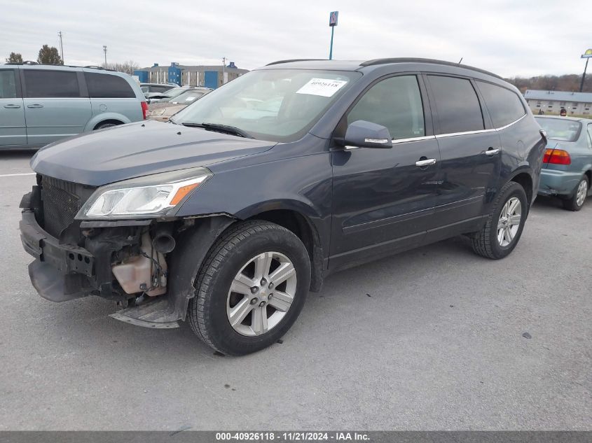 VIN 1GNKRJKD8DJ201544 2013 Chevrolet Traverse, 2LT no.2