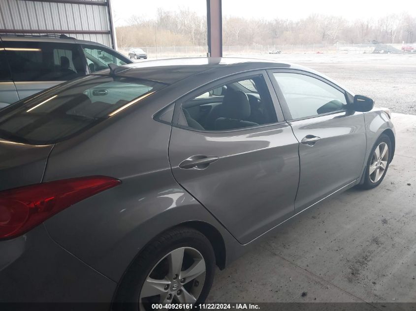 2012 Hyundai Elantra Gls VIN: 5NPDH4AEXCH131276 Lot: 40926161