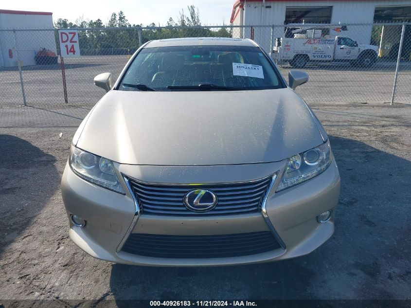 2013 Lexus Es 300H VIN: JTHBW1GG8D2001020 Lot: 40926183